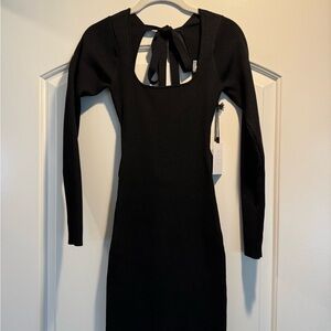 ASTR the label Black Long Sleeve Dress